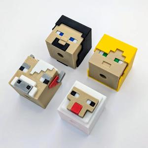 Minecraft Beads Starter Set – Steve, Alex, Cow, Sheep