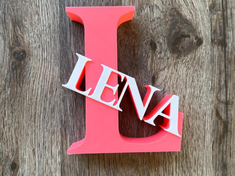 Letter L and Name Lena