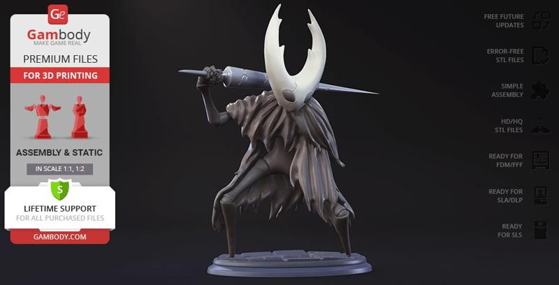 Hollow Knight Pure Vessel STL files for 3D Printing | Assembly Model