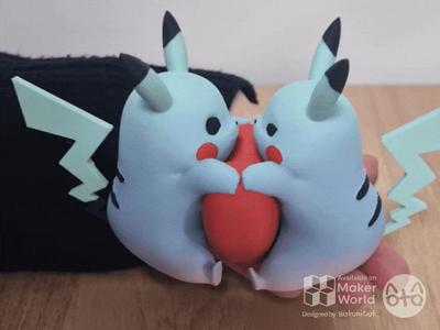 Valentine’s Day Pikachu Couple