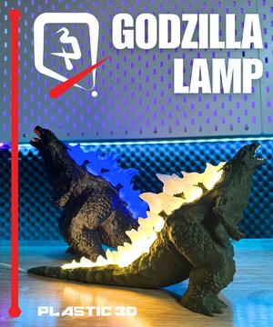 Godzilla Lamp – A Roaring Glow!