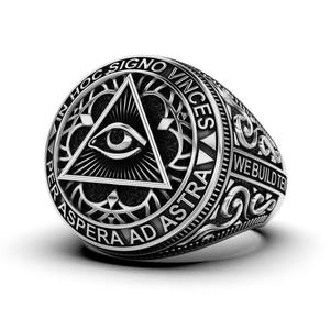 Classical Masonic ring