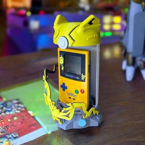 Universal Stand – for Gameboys, TCGs, Amiibos, Figures and More – Inspired by Pokemon – Fan Art