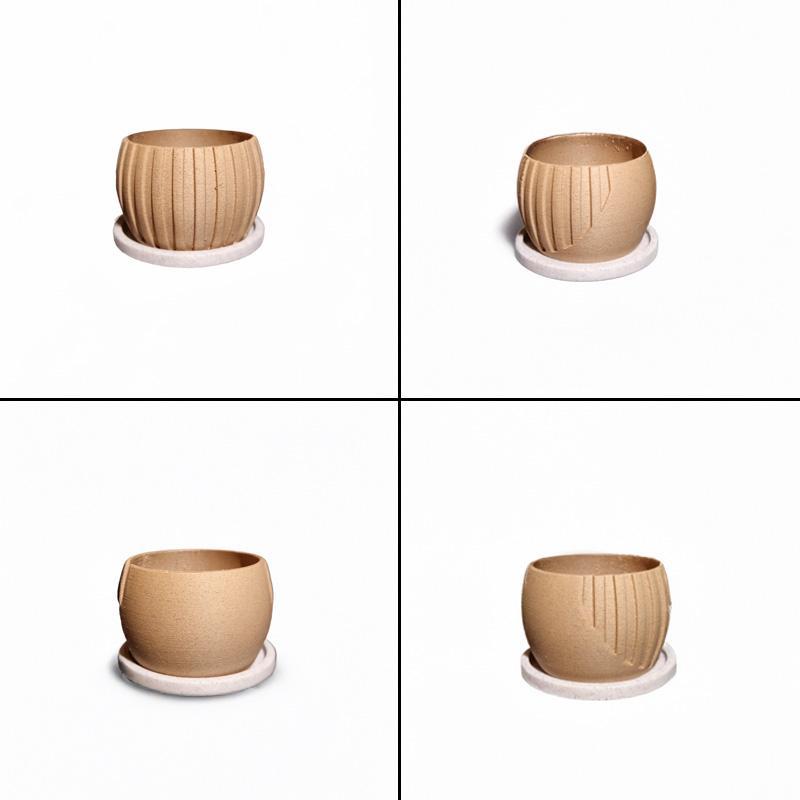 Ridged planter
