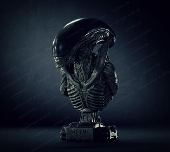 Dog alien Bust – printable STL