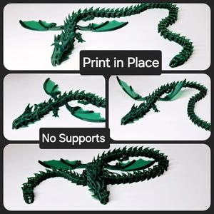 Print in Place Skeleton Wing Dragon