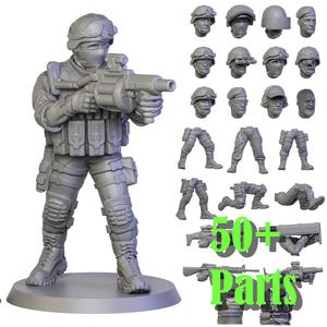 Army Soldiers Constructor 50+ parts