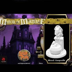 Low wall Gargoyle-Pawn Lens (28mm minature)