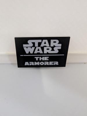 The Armorer Multicolor Nameplates