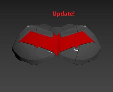 Batman Arkham Knight Red Hood Logo armor