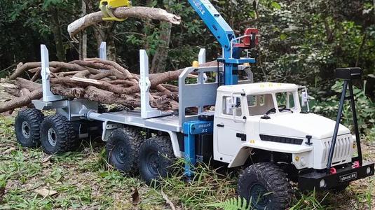Crawler 4320 Logging bed and trailer for TRX6 – 1/10 RC body attachment