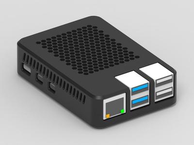 Raspberry Pi 5 Case (for Armor Lite V5)