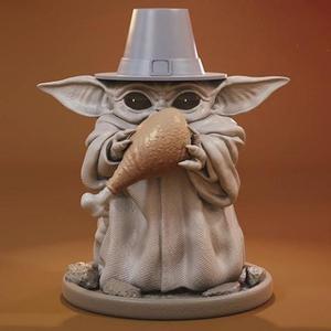 Baby Yoda Thanksgiving 3D Printing Figurine | Assembly