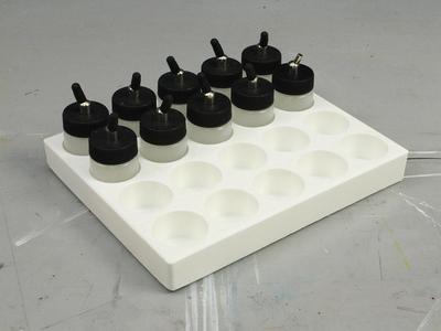 Airbrush bottle holder.