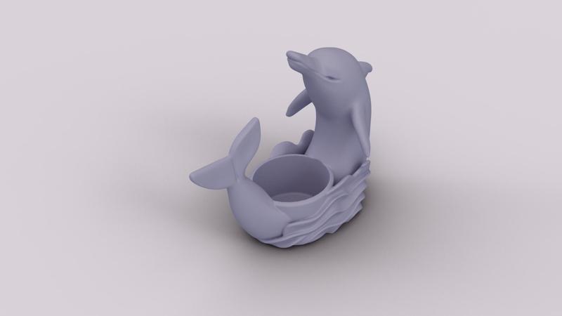 Dolphin Wave Holder