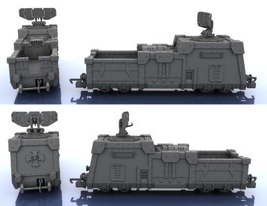 OO Train – Warhammer Style – Radar + Platform