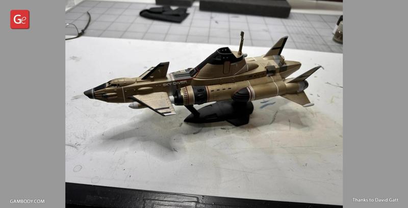 SHADO Skydiver  STL files for 3D Printing | Assembly Model