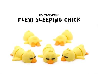 Cute Flexi Sleeping Chick – No Supports