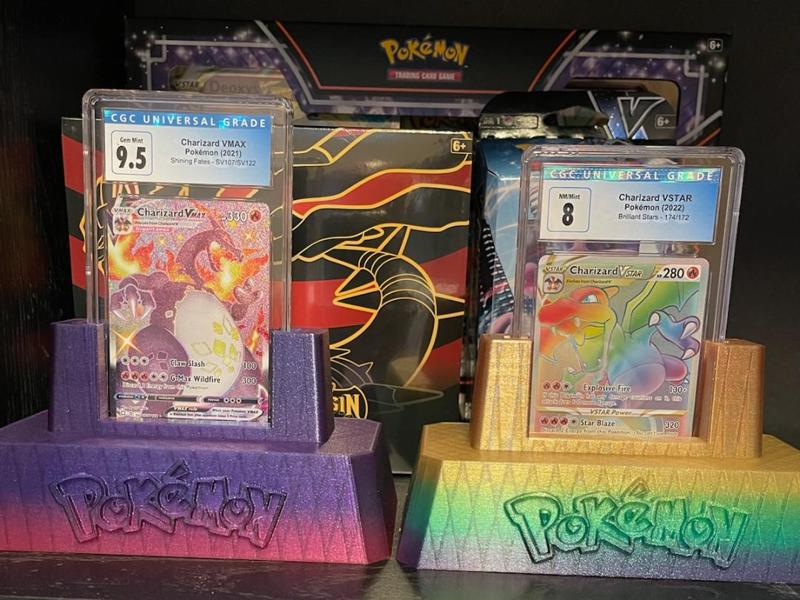 Pokemon graded card display