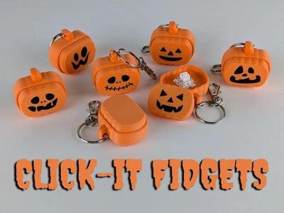 Pumpkin Click-it Fidgets for Halloween
