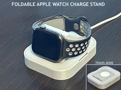 Foldable Apple Watch Charge Stand -PRINTS FLAT-