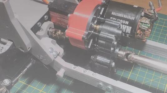 Metal gears conversion kit for AN3DRC Hummer