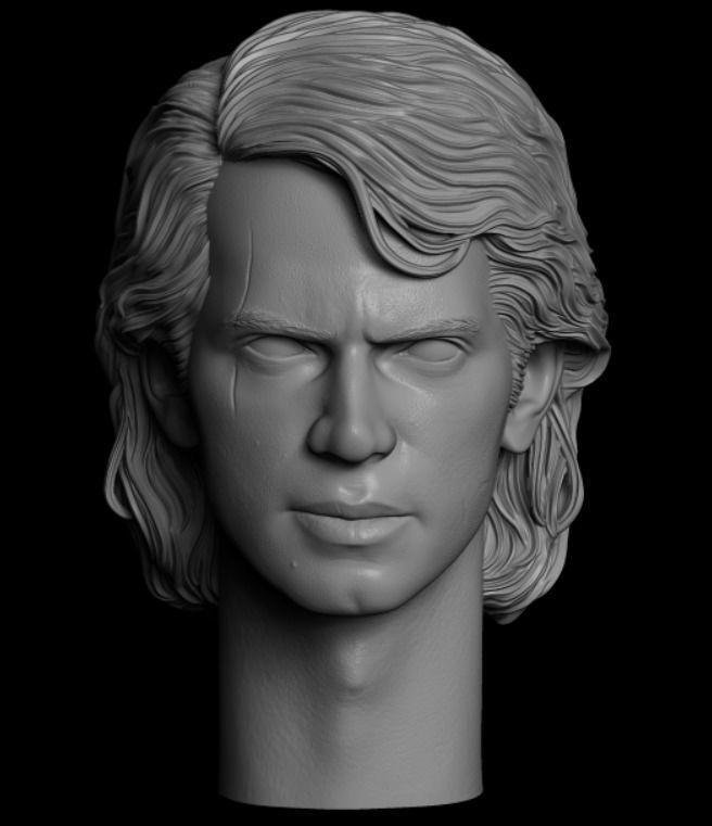 Anakin Skywalker Revenge of the Sith headsculpt