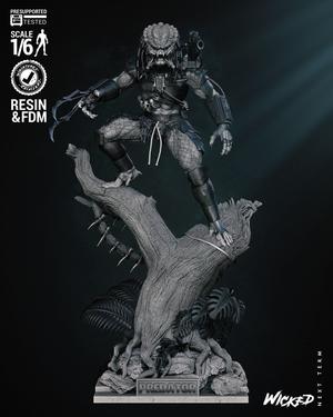 Wicked Movies Predator Sculpture Tested for 3D printing