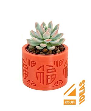 Succulent Planter Chinese Style – Luck