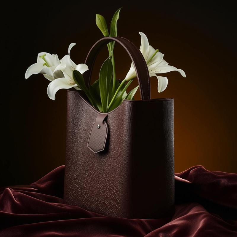 Eleganza Tote Vase – A Blend of Fashion and Home Decor