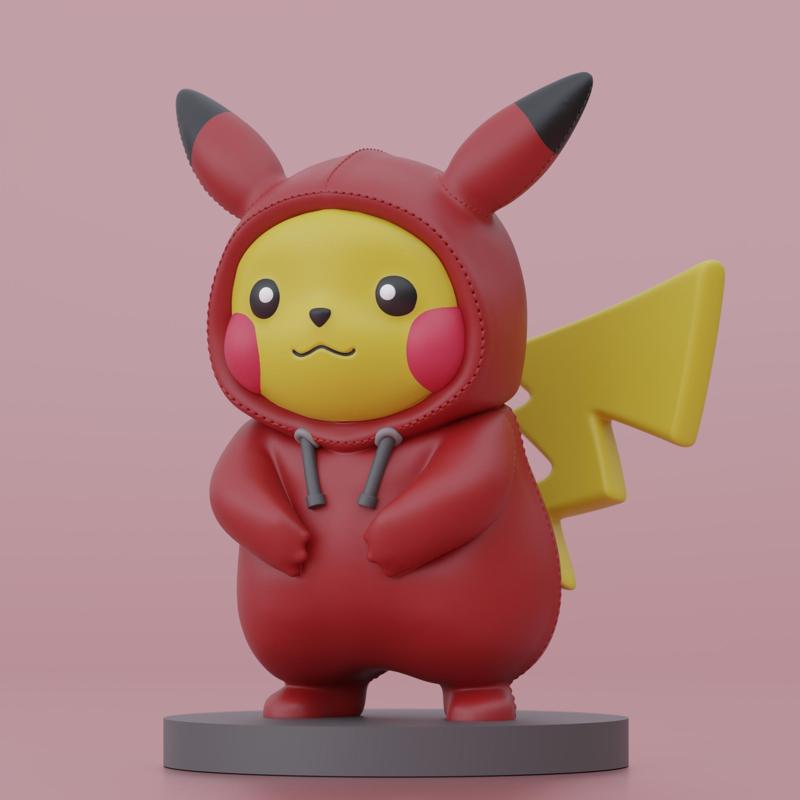 Pikachu with hood