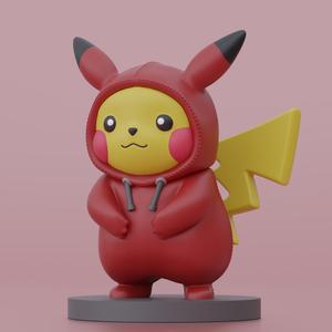 Pikachu with hood
