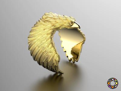 Eagle fashion ring 0156 2