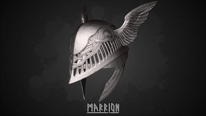 Malenia Winged Helmet Elden Ring 3d Print ready