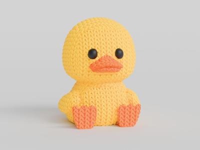 Knitted Duck