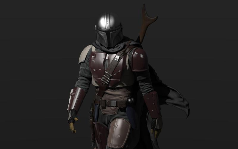 The Mandalorian Figure – 1-6th Scale