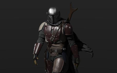 The Mandalorian Figure – 1-6th Scale