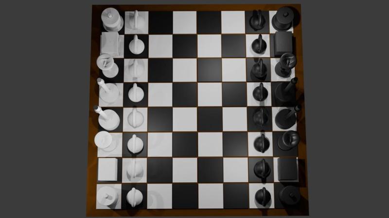 Gym Chess Set – Workout-Themed 3D Printable Pieces