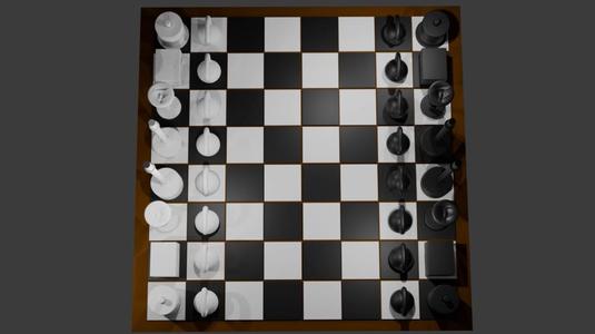 Gym Chess Set – Workout-Themed 3D Printable Pieces