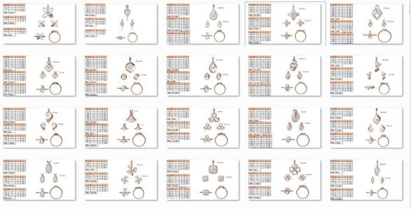241 Ring Earrings Pendant  Matching  STL  JCD detail Bulk