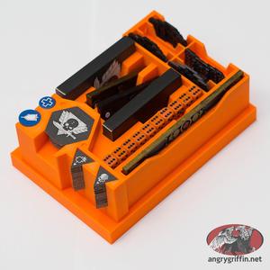 Dice, Card and Token Holder to suit Kill Team 2021 and similar games