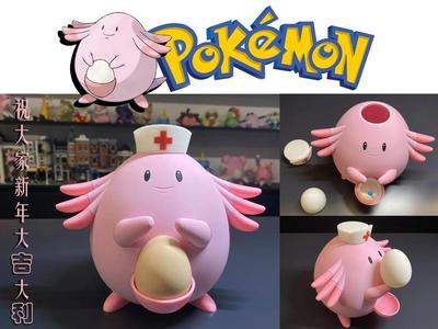 [New Year’s Chansey] Pokemon Chansey (Chansey), egg carton + storage + candle lamp + wishing bottle + piggy bank, no AMS required