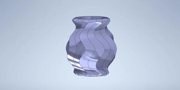 wave vase   
