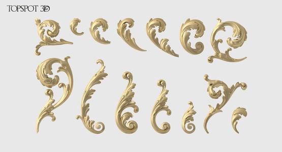Acanthus Leaf Set
