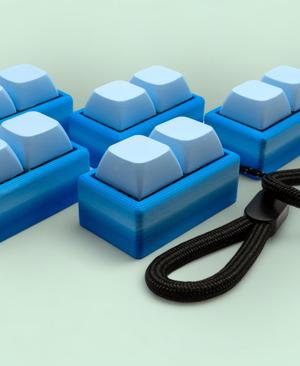Chonky Double Key Switch Fidget Lanyard