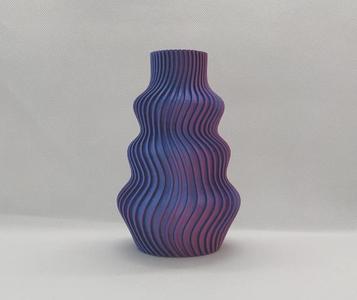 Vase #2 freeform twisted