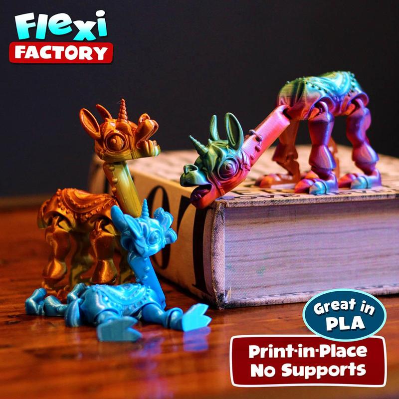 CUTE FLEXI llamacorn (llama unicorn)