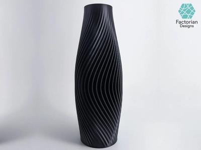 Modern 3D Printed Vase “Volute” – Elegant Home Decor | STL File