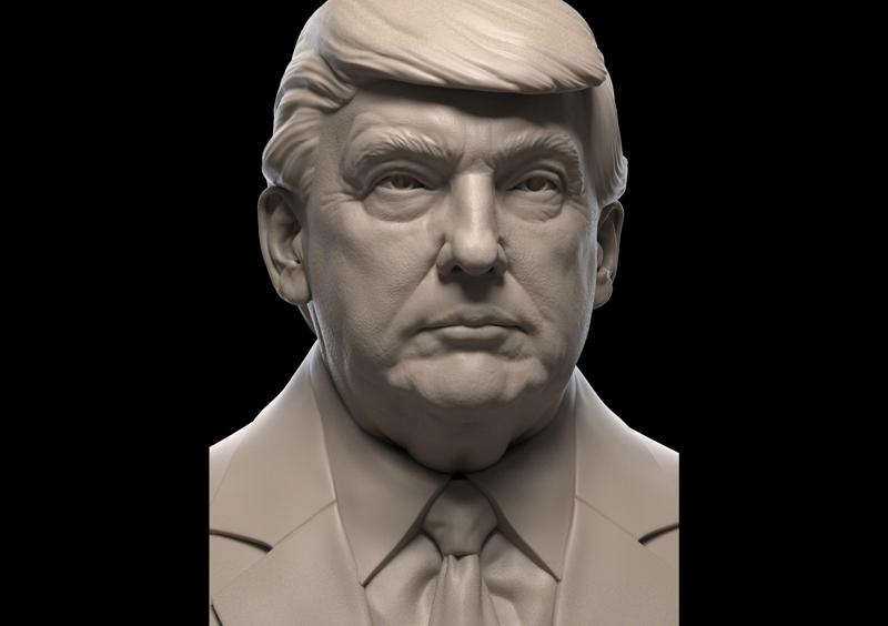 Donald Trump Bust 3D print