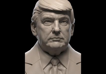 Donald Trump Bust 3D print